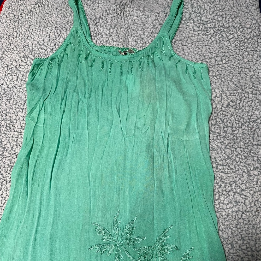 Embroidered Swimsuit Cover/Beach Dress